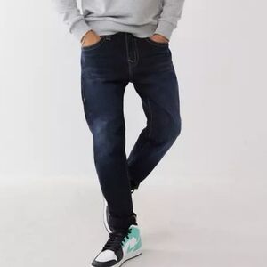 TRUE RELIGION Danny Tapered Dark Memories Men's Denim Jeans Size 40